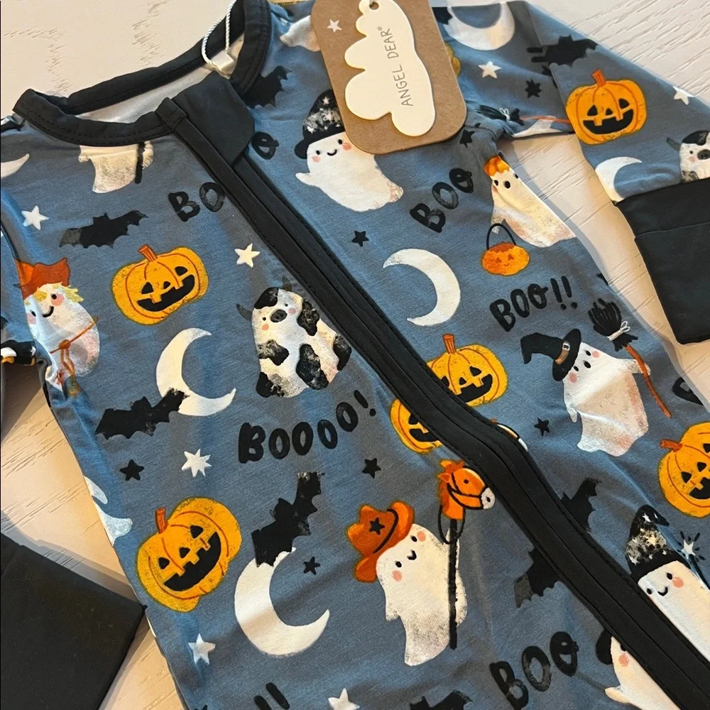 Angel Dear Halloween Glow-in-the-Dark Convertible Romper 0-3 3-6 months